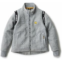 2wayエンボス袋ジャガードブルゾン 774251 961 ミックスグレー Lサイズ [ゴルフ ジャケット レディース]