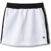 LMエンボス袋ジャガード 総ゴムスカート 774353 999 ホワイト Mサイズ [ゴルフ スカート レディース]