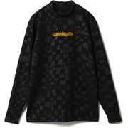 エンボスロゴ 長袖モックネックシャツ 774500 998 ブラック LLサイズ [ゴルフ シャツ メンズ]