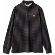 ECO裏起毛 長袖シャツ 774501 998 ブラック Mサイズ [ゴルフ シャツ メンズ]