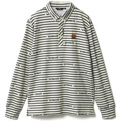 ECO裏起毛 長袖シャツ 774501 990 オフホワイト LLサイズ [ゴルフ シャツ メンズ]