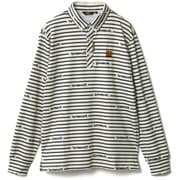 ECO裏起毛 長袖シャツ 774501 990 オフホワイト LLサイズ [ゴルフ シャツ メンズ]