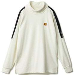 両面起毛スムース タートルネックシャツ 774502 990 オフホワイト LLサイズ [ゴルフ シャツ メンズ]
