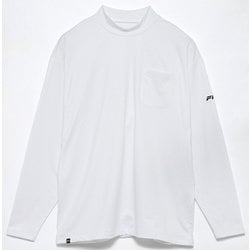 モックネックシャツ 784560 ホワイト LLサイズ [ゴルフ 長袖シャツ メンズ]