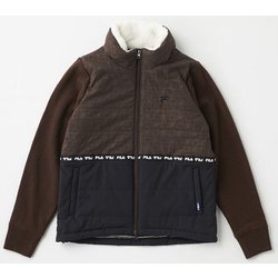 袖ニット 中綿ブルゾン 794241 ブラウン Mサイズ [ゴルフ ジャケット レディース]