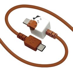 Type-C to Type-C 充電・通信ケーブル PD（Power-Delivery）対応 モバにゃー 1m ミッケ R10CACC3A08MIK