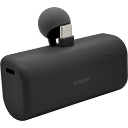 モバイルバッテリー 5,000mAh 直挿し USB TypeC×2 入出力対応 PD（Power Delivery）対応 チャコールグレー RLI050C20W02CGRY