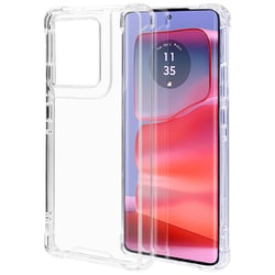 8330MOE50PHPSCL [motorola edge 50s Pro/motorola edge 50 Pro ハイブリッドケース カバー ハイブリッド 耐衝撃吸収 四隅保護 強い 頑丈 クリア 透明 TPU＋PC motorola]