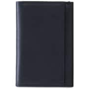 RFID Men’s Tri-fold Wallet with Zip RFID3つ折ウォレット ブラック MY45113