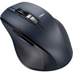 高速スクロール Bluetooth 静音 5ボタン BlueLEDマウス MUS-BKF165NBK