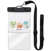 IS-PBSP2B/PK61 [スマホ 防水ケース 収納ポーチ付き ポケットモンスター/ニャオハ ホゲータ クワッス]