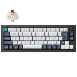 Q2 Max QMK/VIA ワイヤレス カスタム・メカニカルキーボード - RGB - JIS配列（テンキーレス）- カーボンブラック / Gateron Jupiter スイッチ（ホットスワップ）茶軸 Q2M-M3-JIS