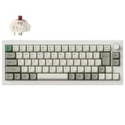 Q2 Max QMK/VIA ワイヤレス カスタム・メカニカルキーボード - RGB - JIS配列(テンキーレス)- シェルホワイト / Gateron Jupiter スイッチ(ホットスワップ)茶軸 Q2M-P3-JIS
