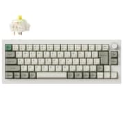Q2 Max QMK/VIA ワイヤレス カスタム・メカニカルキーボード - RGB - JIS配列(テンキーレス)- シェルホワイト / Gateron Jupiter スイッチ(ホットスワップ)バナナ軸 Q2M-P4-JIS
