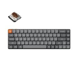 K7 Max QMK/VIA ワイヤレス カスタム・メカニカルキーボード - White LED - US配列（テンキーレス） / Gateronロープロファイル2.0メカニカルスイッチ茶軸 K7M-A3-US