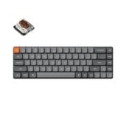 K7 Max QMK/VIA ワイヤレス カスタム・メカニカルキーボード - White LED - US配列(テンキーレス) / Gateronロープロファイル2.0メカニカルスイッチ茶軸 K7M-A3-US