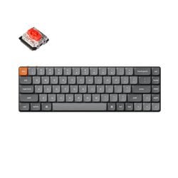 K7 Max QMK/VIA ワイヤレス カスタム・メカニカルキーボード - RGB - US配列（テンキーレス） / Gateronロープロファイル2.0メカニカルスイッチ（ホットスワップ）赤軸 K7M-H1-US