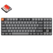 K13 Max QMK/VIA ワイヤレス カスタム・メカニカルキーボード - RGB - US配列(テンキー付 / 80%) / Gateronロープロファイル2.0メカニカルスイッチ(ホットスワップ)赤軸 K13M-H1-US