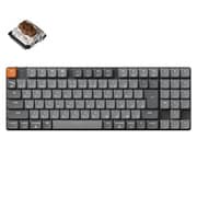 K13 Max QMK/VIA ワイヤレス カスタム・メカニカルキーボード - RGB - JIS配列(テンキー付 / 80%) / Gateronロープロファイル2.0メカニカルスイッチ(ホットスワップ)茶軸 K13M-H3-JIS