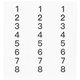 Number Stickers HL-NS01