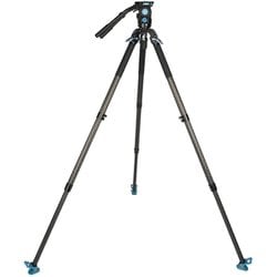 カーボン製 ワンタッチシステム 3段三脚（油圧式雲台SVH15付き） SVT75Lite＋SVH15-JP