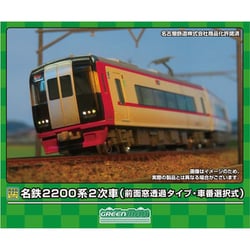 31969 Nゲージ 完成品 名鉄2200系2次車（前面窓透過タイプ・車番選択式）6両編成セットII（動力付き） [鉄道模型]