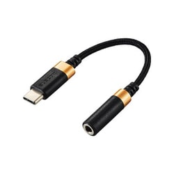 MPA-C35DSBK [タイプC イヤホンジャック 変換 USB Type-C to 3.5mm ステレオミニジャック DAC 搭載 高耐久 高音質 ハイレゾ対応 通話対応 ブラック]