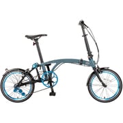 折りたたみ自転車 180Degree CARRI-CLE(キャリクル) 16インチ 内装3段変速 ブルーグレー 67529