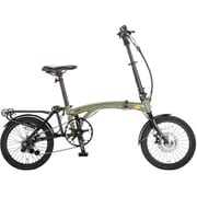 折りたたみ電動アシスト自転車 180Degree E-TRANCLE(イートランクル) 16インチ 内装5段変速 マットカーキ 67531