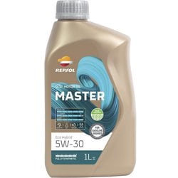 4輪用モーターオイル MASTAR（マスターレンジ）マスター・ECOハイブリッド 5W-30（1L）（全合成油, API SP, ILSAC GF-6A） 007405