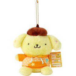 サンリオキャラクターズ マスコットホルダー なつかしプロフィール帳 シリーズ ポムポムプリン