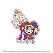 アメイジングデジタルサーカス ミニステッカー ポムニ&キンガー