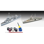 05644 1/700 U.S.S. フレッチャー＆U.S.S. インディアナポリス 駆逐2艦 ギフトセット [組立式プラスチックモデル]