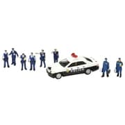 330738 Nスケール 塗装済みアクセサリー 情景小物145 パトカー・警察官 [鉄道模型用品]