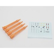 FAB72041 1/72 米軍 AIM-9X サイドワインダーミサイル 4本入り [プラモデル用パーツ]