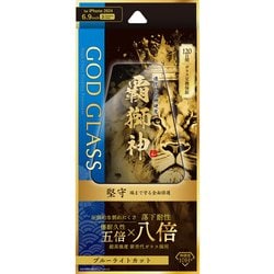 GG-IL24GLFB [iPhone 16 Pro Max用 ガラスフィルム 「GOD GLASS 覇獅神」 堅守 ブルーライトカット]