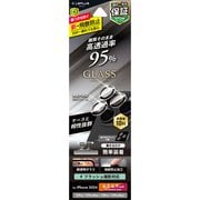 LN-IP24FGLENS [iPhone 16 Pro/16 Pro Max/15 Pro/15 Pro Max/14 Pro/14 Pro Max用 レンズ保護ガラスフィルム 「GLASS PREMIUM FILM」 高透過 約95％]