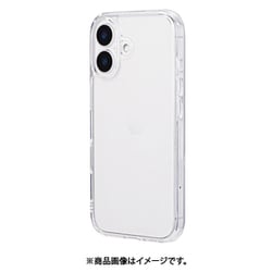 LN-IM24CGSCL [iPhone 16用 耐傷・ガラスハイブリッドケース 「UTILO Hybrid Glass」 クリア]