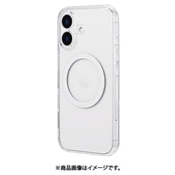LN-IM24CCGCL [iPhone 16用 高速充電対応ハイブリッドケース 「UTILO Hybrid Charge」 クリア]