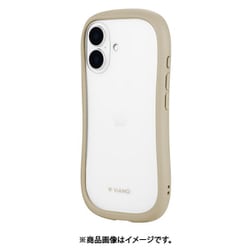 LN-IM24VMFBG [iPhone 16用 耐傷・耐衝撃ハイブリッドケース 「ViAMO freely」 ベージュ]
