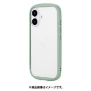 LN-IM24PLCGR [iPhone 16用 耐衝撃ハイブリッドケース 「Cleary」 ミント]