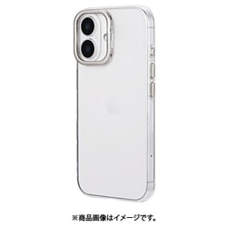 LN-IM24MCSTI [iPhone 16用 スタンド搭載ハイブリッドケース 「mycam Stand」 チタン]