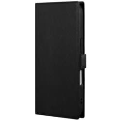 LN-IM24BSLBK [iPhone 16用 薄型・軽量PUレザー手帳ケース 「BOOK SLIM＆LITE」 ブラック]