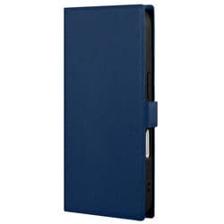 LN-IM24BSLNV [iPhone 16用 薄型・軽量PUレザー手帳ケース 「BOOK SLIM＆LITE」 ネイビー]