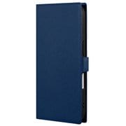 LN-IM24BSLNV [iPhone 16用 薄型・軽量PUレザー手帳ケース 「BOOK SLIM＆LITE」 ネイビー]