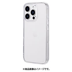 LN-IP24CTHCL [iPhone 16 Pro用 耐傷・耐衝撃ハイブリッドケース 「UTILO Hybrid」 クリア]