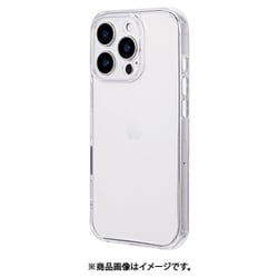 LN-IP24CTHZCL [iPhone 16 Pro用 耐傷・耐衝撃ハイブリッドケース 「UTILO Hybrid 精密設計」 クリア]