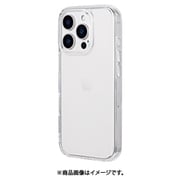 LN-IP24CGSCL [iPhone 16 Pro用 耐傷・ガラスハイブリッドケース 「UTILO Hybrid Glass」 クリア]