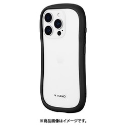 LN-IP24VMFBK [iPhone 16 Pro用 耐傷・耐衝撃ハイブリッドケース 「ViAMO freely」 ブラック]