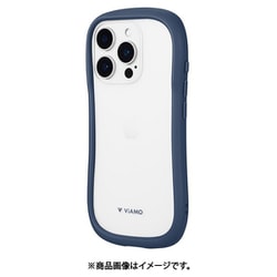 LN-IP24VMFNV [iPhone 16 Pro用 耐傷・耐衝撃ハイブリッドケース 「ViAMO freely」 ネイビー]